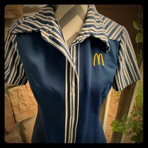 Vintage 1970s mcdonald’s shirt.